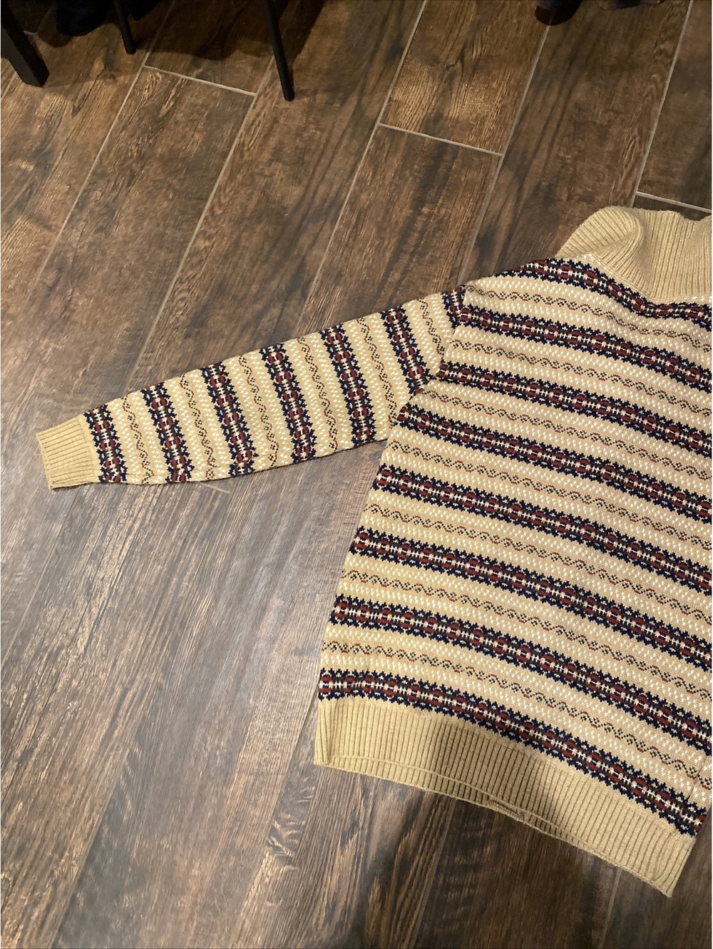 Lord Jeff Cardigan Sweater Men's XL Nordic Cardigan Vintage - Picture 7 of 9